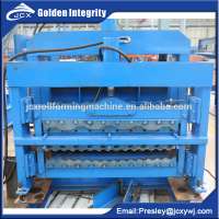 high speed European standard monterrey glazed tile roll forming machine